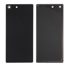 tel-szalk-152457 Akkufedél hátlap - burkolati elem Sony Xperia M5, fekete mobiltelefon, tablet alkatrész