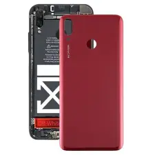  tel-szalk-153101 Akkufedél hátlap - burkolati elem Huawei Enjoy 9 Plus, piros mobiltelefon, tablet alkatrész