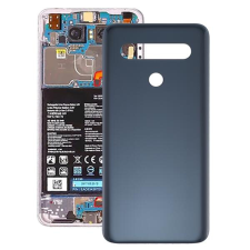 tel-szalk-153156 Akkufedél hátlap - burkolati elem LG Q51, matt fekete mobiltelefon, tablet alkatrész