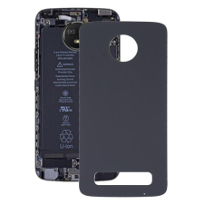 tel-szalk-153245 Akkufedél hátlap - burkolati elem Motorola Moto Z3, fekete mobiltelefon, tablet alkatrész