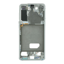 tel-szalk-1926232 Samsung Galaxy S21 ezüst előlap lcd keret, burkolati elem mobiltelefon, tablet alkatrész