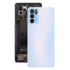 tel-szalk-19295994 Gyári akkufedél hátlap - burkolati elem Oppo Reno6 5G, kék mobiltelefon, tablet alkatrész