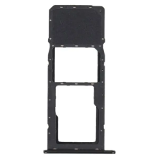  tel-szalk-19296164 LG K41S fekete SIM kártya tálca mobiltelefon, tablet alkatrész