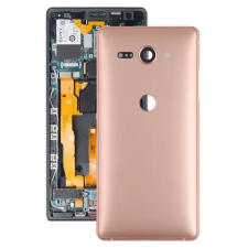  tel-szalk-19296213 Akkufedél hátlap - burkolati elem Sony Xperia XZ2 Compact, rózsaszín mobiltelefon, tablet alkatrész