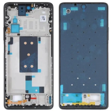  tel-szalk-19296278 Xiaomi 11T fekete előlap LCD keret, burkolati elem mobiltelefon, tablet alkatrész