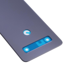  tel-szalk-19296590 Gyári akkufedél hátlap - burkolati elem TCL 10 SE, ezüst mobiltelefon, tablet alkatrész
