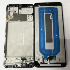  tel-szalk-192968590 Samsung Galaxy M32 fekete előlap LCD keret, burkolati elem mobiltelefon, tablet alkatrész