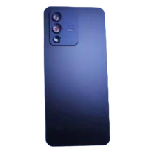 tel-szalk-192968765 Vivo V23 5G fekete akkufedél, hátlap, hátsó kamera lencse mobiltelefon, tablet alkatrész