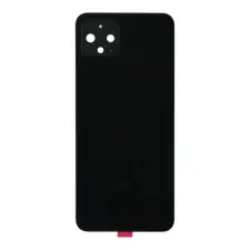  tel-szalk-1929691202 Google Pixel 4 fekete akkufedél, hátlap, kamera lencse mobiltelefon, tablet alkatrész