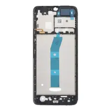  tel-szalk-192969154161 Xiaomi Redmi A3 Fekete előlap LCD keret, burkolati elem mobiltelefon, tablet alkatrész