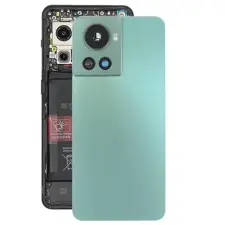  tel-szalk-1929692179 Oneplus 10R / Ace zöld akkufedél, hátlap, hátlapi kamera lencse mobiltelefon, tablet alkatrész