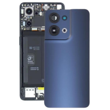  tel-szalk-1929693075 Gyári akkufedél hátlap - burkolati elem Oppo Reno8, fekete mobiltelefon, tablet alkatrész