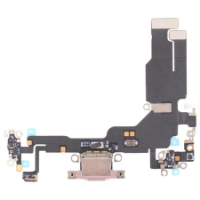  tel-szalk-19296933632 Apple iPhone 15 töltőcsatlakozó port, flexibilis kábel / töltő csatlakozó flex Rózsaszín mobiltelefon, tablet alkatrész