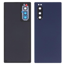 tel-szalk-1929694447 Sony Xperia 5 hátlapi ház lemez kamera lencse kék mobiltelefon, tablet alkatrész
