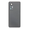  tel-szalk-19296950987 Xiaomi 12 /12X Szürke Akkufedél hátlap - kamera lencse burkolati elem ragasztóval