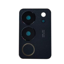 tel-szalk-19296951378 Vivo V29 hátlapi kamera lencse Fekete kerettel (Noble Black) mobiltelefon, tablet alkatrész