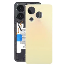  tel-szalk-1929695150855 Gyári Tecno Spark 20C Arany akkufedél hátlap mobiltelefon, tablet alkatrész