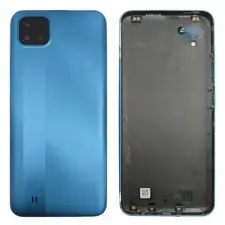  tel-szalk-192969515398 Realme C11 2021 Kék akkufedél, hátlap, kamera lencse mobiltelefon, tablet alkatrész