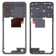  tel-szalk-192969515427 Xiaomi Poco M6 Fekete középső keret mobiltelefon, tablet alkatrész