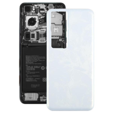 tel-szalk-19296951599 Huawei P60 Pro Fehér Akkufedél hátlap, burkolati elem mobiltelefon, tablet alkatrész