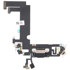  tel-szalk-19296951722914 Apple iPhone 12 Mini töltőcsatlakozó port panel Fekete mobiltelefon, tablet alkatrész