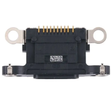  tel-szalk-19296951722966 Apple iPhone 12 / 12 Pro töltőcsatlakozó port Fekete mobiltelefon, tablet alkatrész