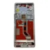  tel-szalk-1929695893 Honor Magic3 / Magic3 Pro ezüst előlap LCD keret, burkolati elem