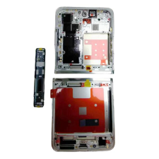  tel-szalk-1929695897 Huawei P50 Pocket arany előlap LCD keret, burkolati elem mobiltelefon, tablet alkatrész