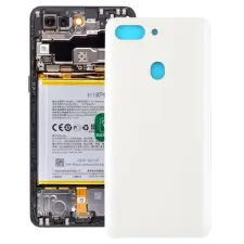  tel-szalk-1929696768 Akkufedél hátlap - burkolati elem Oppo R15 Pro, fehér mobiltelefon, tablet alkatrész