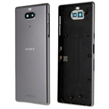  tel-szalk-1929696871 Sony Xperia 10 ezüst akkufedél, hátlap mobiltelefon, tablet alkatrész