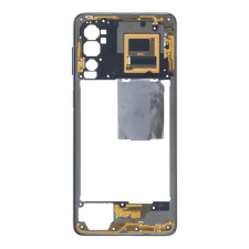 tel-szalk-192969827 Samsung Galaxy M52 5G fekete középső keret mobiltelefon, tablet alkatrész