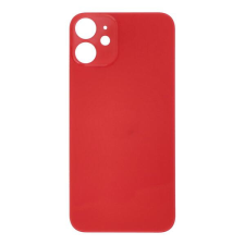  tel-szalk-192970015 Apple iPhone 12 Mini piros hátlap ragasztóval mobiltelefon, tablet alkatrész