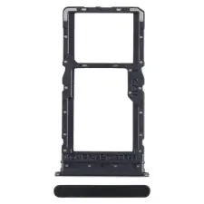  tel-szalk-19297028444 Xiaomi Redmi 12 Fekete SIM & SD kártya tálca mobiltelefon, tablet alkatrész