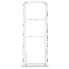  tel-szalk-1929703008 Samsung Galaxy M42 ezüst SIM & SD kártya tálca mobiltelefon, tablet alkatrész