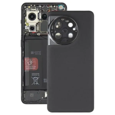  tel-szalk-1929703150 Akkufedél hátlap - burkolati elem Oneplus Nord 2T, fekete mobiltelefon, tablet alkatrész