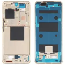  tel-szalk-1929703162 Xiaomi 12S Ultra arany előlap LCD keret, burkolati elem mobiltelefon, tablet alkatrész