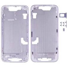  tel-szalk-1929704224 Apple Iphone 14 lila középső keret oldalsó gombokkal mobiltelefon, tablet alkatrész
