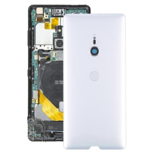 tel-szalk-192970462 Gyári akkufedél hátlap - burkolati elem Sony Xperia XZ3, ezüst mobiltelefon, tablet alkatrész