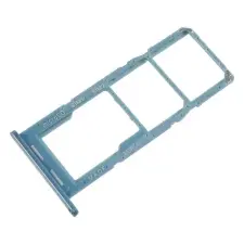  tel-szalk-1929704918 Samsung Galaxy M14 világoskék SIM & SD kártya tálca mobiltelefon, tablet alkatrész