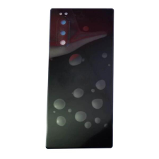  tel-szalk-193090 Sony Xperia 5 fekete akkufedél, hátlap, kamera lencse mobiltelefon, tablet alkatrész