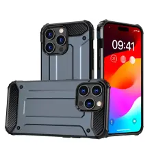  Telefontok iPhone 15 Pro - Defender II kék ütésálló hátlap tok tok és táska