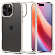  Telefontok iPhone 16 Pro Max - SPIGEN ULTRA HYBRID - átlátszó/titánium szilikon tok tok és táska