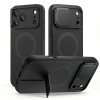  Telefontok iPhone 17 Pro Max - Tech- Protect Kevlar Aura - MagSafe kompatibilis hátlap tok, fekete