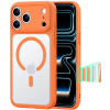  Telefontok iPhone 18 Pro Max - ESR CLASSIC HYBRID MagSafe narancssárga/áttetsző hátlap tok