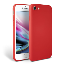 Telefontok iPhone SE 2020 - matt piros szilikon tok tok és táska