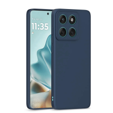 Telefontok Motorola Edge 60 Fusion 5G - kék szilikon hátlap tok tok és táska