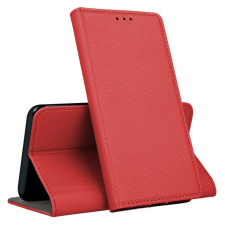  Telefontok Realme 10 - piros mágneses szilikon keretes könyvtok tok és táska