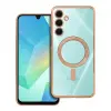  Telefontok Samsung Galaxy A16 5G - ELECTRO MAG COVER - MagSafe kompatibilis átlátszó/arany szilikon tok