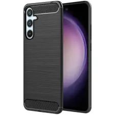  Telefontok Samsung Galaxy A18 5G - CARBON fekete szilikon hátlap tok tok és táska