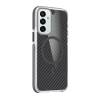  Telefontok Samsung Galaxy A18 5G - Fiber - carbon mintás, áttetsző/szürke, Magsafe kompatibilis hátlap tok